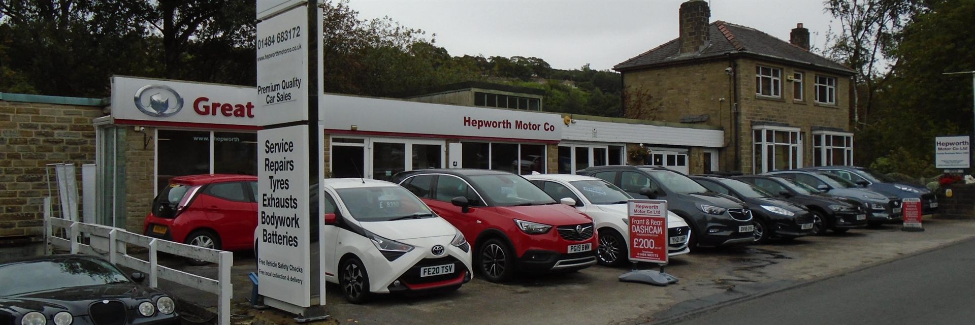 Hepworth Motor Co showroom, Holmfirth — used cars for sale