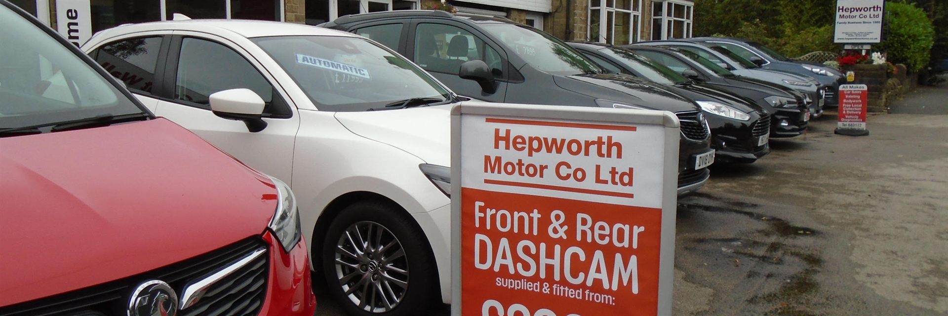 Hepworth Motor Co showroom, Holmfirth — used cars for sale