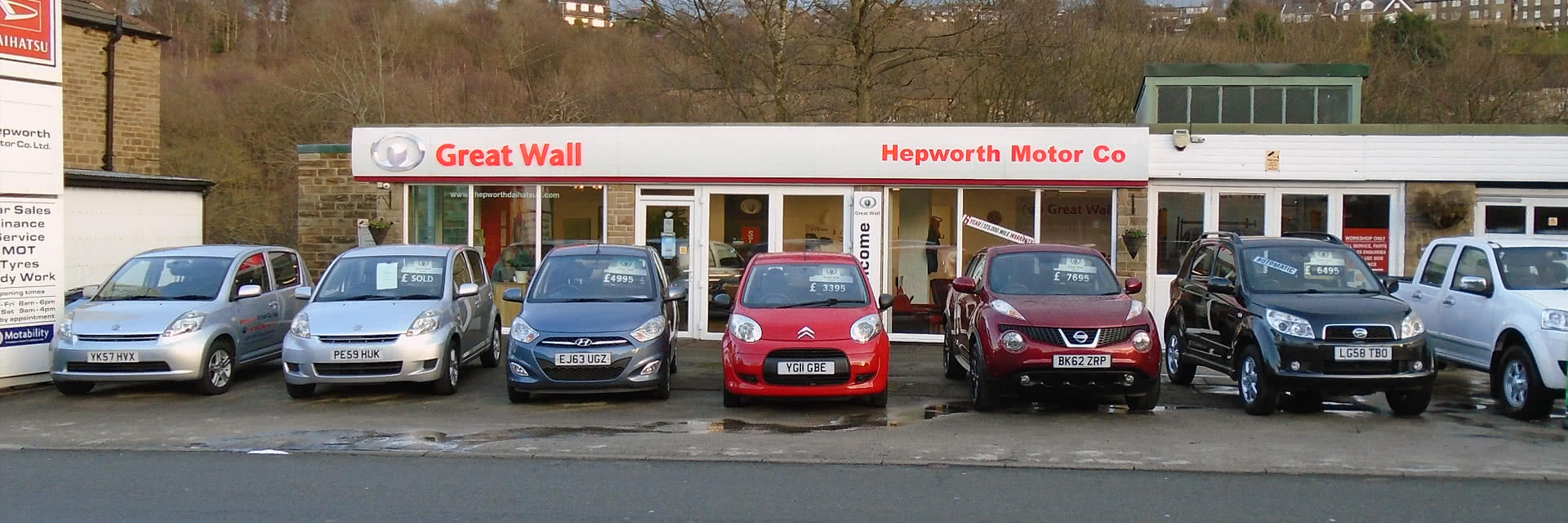 Hepworth Motor Co showroom, Holmfirth — used cars for sale