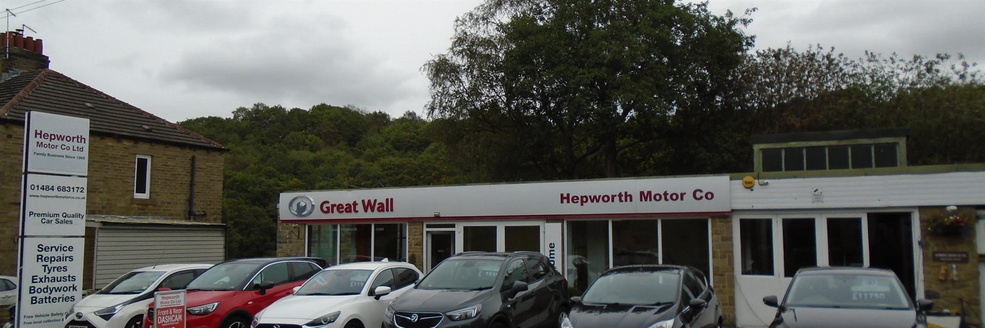 Hepworth Motor Co showroom, Holmfirth — used cars for sale